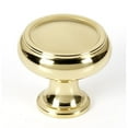 thumbnail image 3 of Alno A626-38 Charlies 1-1/2" Ringed Round Mushroom Solid Forged Brass Cabinet Knob -, 3 of 7