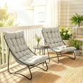thumbnail image 2 of Outsunny Ensemble Bistro d'Extérieur, Table et Chaises de Patio avec Coussins, Gris Pâle, 2 of 10