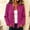 Hot Pink, variant on KLHDSF Women's Leopard Print Knit Cardigan Button Down Long Sleeve Crew Neck Slim Fit Fall Streetwear Casual Jacket for Women Coffee XXL