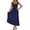 Blue, variant on HXWCHs Square Neck Dress Women's Summer Sleeveless Smocked A-Line Maxi Dress Boho Flowy Beach Casual with Square Neck Red XXL