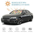 thumbnail image 6 of DouZhe Car Sunshades for Windshield, Cute Cat Puppy Paws Pattern Car Sun Shade Block Heat and UV Rays, 55" x 30", 6 of 8