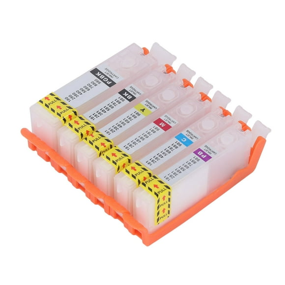 6 Color 6 Color Ink Set Refill Ink Set Refill Ink 6 Color Ink 6Pcs With Permanent Chip Eco Friendly 6 Color Refill Ink Set 280 281