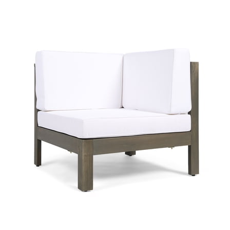 OANA CORNER CHAIR, WHITE