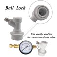 thumbnail image 2 of Keg Adjustable Ball Lock Valve Assembly Replacement Pressure Relief Keg Adjustable Brass Valves with Gauge Kegging Accessory Replacing Parts, 2 of 7