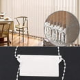 thumbnail image 5 of Vertical Blind Repair Kit, Vertical Blind Accessories, Plastic Chain Connector Top Connector 89mm Weight Slats, 5 of 5