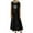 Black, variant on IROINNID Women's Sleeveless Shift Dress Round Neckline Dresses Summer Casual Pocket Vacation Beach Long Dress Strapless Print Dress
