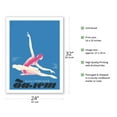 thumbnail image 2 of Swan - Classical Russian Ballet - Vintage Dance Poster by E. Drobitski c.1972 - Fine Art Matte Paper Print (Unframed) 24x32in, 2 of 4
