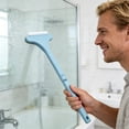 thumbnail image 4 of Window Screen Cleaning Brush 2026 Upgraded 2 In 1 Mesh Brush With Squeegee Multifunctional Outdoor Window Eyebrow Screen Cleaner For Wet Dry Use, 4 of 4