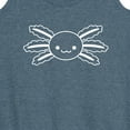 thumbnail image 3 of Instant Message - Axolotl Outline - Women's Racerback Tank Top, 3 of 6
