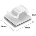 thumbnail image 2 of 120Pcs Cable Clips, Cable Tidy Clips with Strong Self Adhesive Pads, Electrical Wire Organizer for Cables in Home/Office, 2 of 4