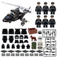 thumbnail image 5 of SWAT Team Special Forces 6 Custom Minifigures + Helicopter - D3, 5 of 6