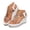 1-Gold, variant on Womens Platform Wedge Sandals Rhinestone Flower Clear Strap Shoes Ladies Summer Dressy Wedding Sandal Non Slip High Top Shoe Brown 7.5