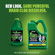 Green Gobbler Industrial Strength Drain Clog Remover & Cleaner Liquid Gel, 64 Fl Oz