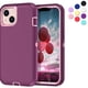 thumbnail image 1 of Funda Resistente para iPhone 13, Triple Capa, Resistente a Golpes y Anticaídas, Color Azul, 1 of 8