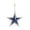 D, variant on 4th of July Hanging Decorations Party Supplies Indoor Hanging Iron Pentagram Decoration Holiday Ornament