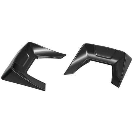 - Kuryakyn 14-18 Flh Flt Saddlebag Lid Spoilers Blk 7067 New