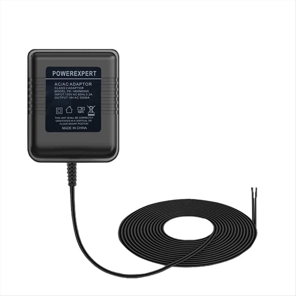 18V AC 500mA Doorbell Adapter, Video Charger Cord for Ring Pro/2, US Plug pwm25