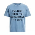 thumbnail image 3 of Kalauyu Graphic Tshirt for Men Letter Print Vintage T Shirt Tees Casual Loose Fit Retro Streetwear Shirts Tops, 3 of 4