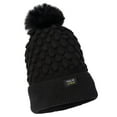 thumbnail image 3 of Polar Extreme Heat Women's Sherpa Lined Knit Hat, Black, 3 of 4
