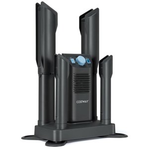 Resenkos Electric Shoe Boot Dryer 4 Shoes with 180 Mins Timer Ozone Disinfection-Gray Boot Dryer Shoe Dryer Ozone Glove Dryer & Boot Warmer