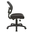 thumbnail image 4 of Mesh Screen Back Task Office Chair in Black Fabric, 4 of 9