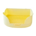 thumbnail image 4 of Pet Toilets Potty Trainer Indoor Small Animal Bedding Box Rabbits Yellow, 4 of 8