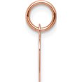 thumbnail image 2 of 14K Rose Gold Plain .011 Gauge Engraveable Heart Disc Charm (14 X 9) Made In United States xrm193/11, 2 of 5