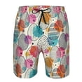 thumbnail image 4 of Kdxio Easter Egg Pattern Mens Casual Shorts - Drawstring Summer Beach Sports Shorts for Men, 4 of 9