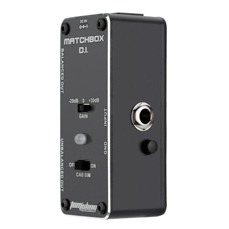 AROMA AMX-3 MATCHBOX D.I. Transfer Guitar or Bass Signal Directly to Audio System Mini Analogue Effect Pedal True Bypass