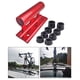 thumbnail image 4 of MTB Bike Car Roof Mount Almacenamiento de Bicicletas Rack de Bloqueo de Horquilla Delantera Liberación Rápida 15x100 / 110mm M12x100mm Eje Pasante Sop - rojo SM SunniMix Portaequipajes para techo de coche de bicicleta, 4 of 8