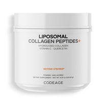Codeage Liposomal Collagen Peptides Powder   Vitamin C Ascorbic Acid, Quercetin, Phospholipids, 14.97 oz