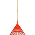 thumbnail image 3 of Superio Garden Rake with 48" Wood Handle - Adults size Orange/Light brown, 3 of 4