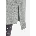 thumbnail image 5 of ellos Women's Plus Size Funnel-Neck Lounge Sweatshirt Tunic - 18/20, Marled Grey, 5 of 6