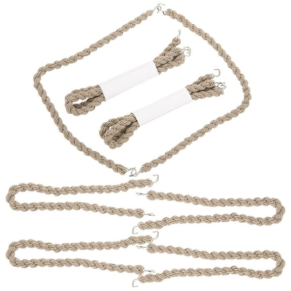 Worgeous  10 Pcs Leggings Rope Camping Accessories Straps Garter Khaki