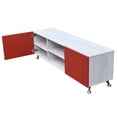 thumbnail image 2 of Mueble para TV de 70" Blanco Rojo Centro de entretenimiento Hogare  Italy, 2 of 10