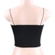 thumbnail image 5 of TRKIYQC, Top corto con tiras finas salvajes para mujer, Top de tirantes 2022, Top de tubo de camisola básico informal ajustado sin mangas a la moda para mujer TRKIYQC moderno, 5 of 8