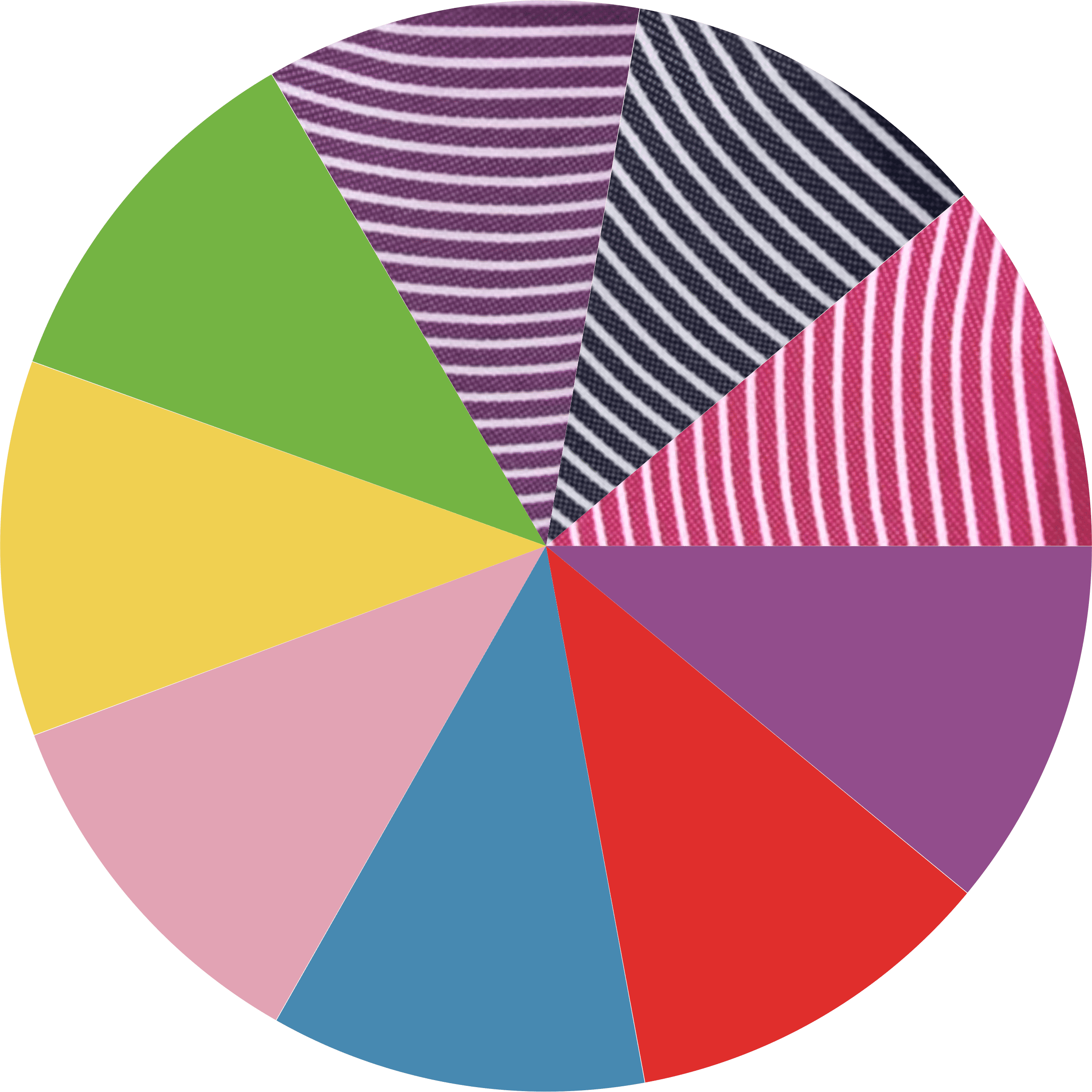 Mixed Solid & Stripe