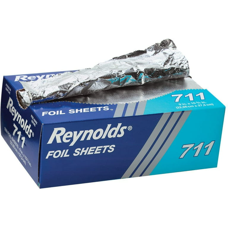 Aluminum Foil Sheets - Aluminum Metal Tin Foil Paper for Storing, Cooking Food - Premium Aluminum Foil Wraps - Single Foil Sheets 7.87 inch x 11.8