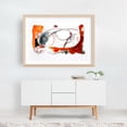 thumbnail image 5 of Feminine Wiles Series Two #1 - Mixed Media Abstract Modern Art Geometric Minimalist Pop Art Surrealism Oak Framed Wall Art Print 16 x 24 inches, 5 of 6