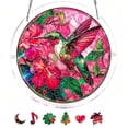 thumbnail image 6 of Acrylic Jigsaw Puzzle Sun Catcher Window Hanging, 83 Pieces Sun Catcher Stained Glass Acrylic Puzzle Decoration for Women Men Mom Birthday Gift Home Decor,DIY Suns Catchers Kits for Adults, 7.48 Inch, 6 of 9