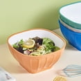thumbnail image 5 of Stackable Square Plastic Bowl with Lid Spacious Opening, Space-Saving Design, Ideal for Meal Prep and Salad – Essential Kitchen Supply, 5 of 9