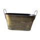 thumbnail image 1 of Cubo de Cenizas de Leña con Asas Resistentes Portador de Madera para Chimenea Almacenaje de Herramientas Recipiente de Metal Multifuncional Adecuado P, 1 of 9
