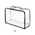thumbnail image 3 of Bewildely Bolsa de almacenamiento Cajas transparentes a prueba de polvo Pantalla Bolsas protectoras impermeables Organizador Ropa Cubierta a prueba de Almacenamiento y organización del hogar Negro S Bewildely HA073736-01, 3 of 6