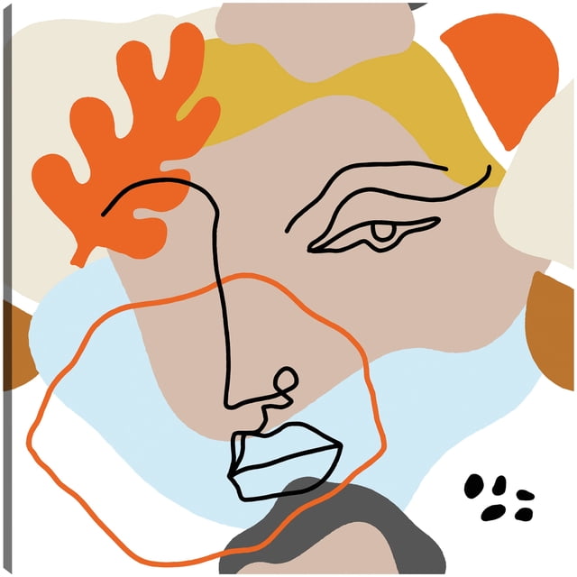 Cuadro Decorativo | Fine Art Tj | Scandi Otoño Líneas Cara Por Dp Gallery - 127 x 127 cm