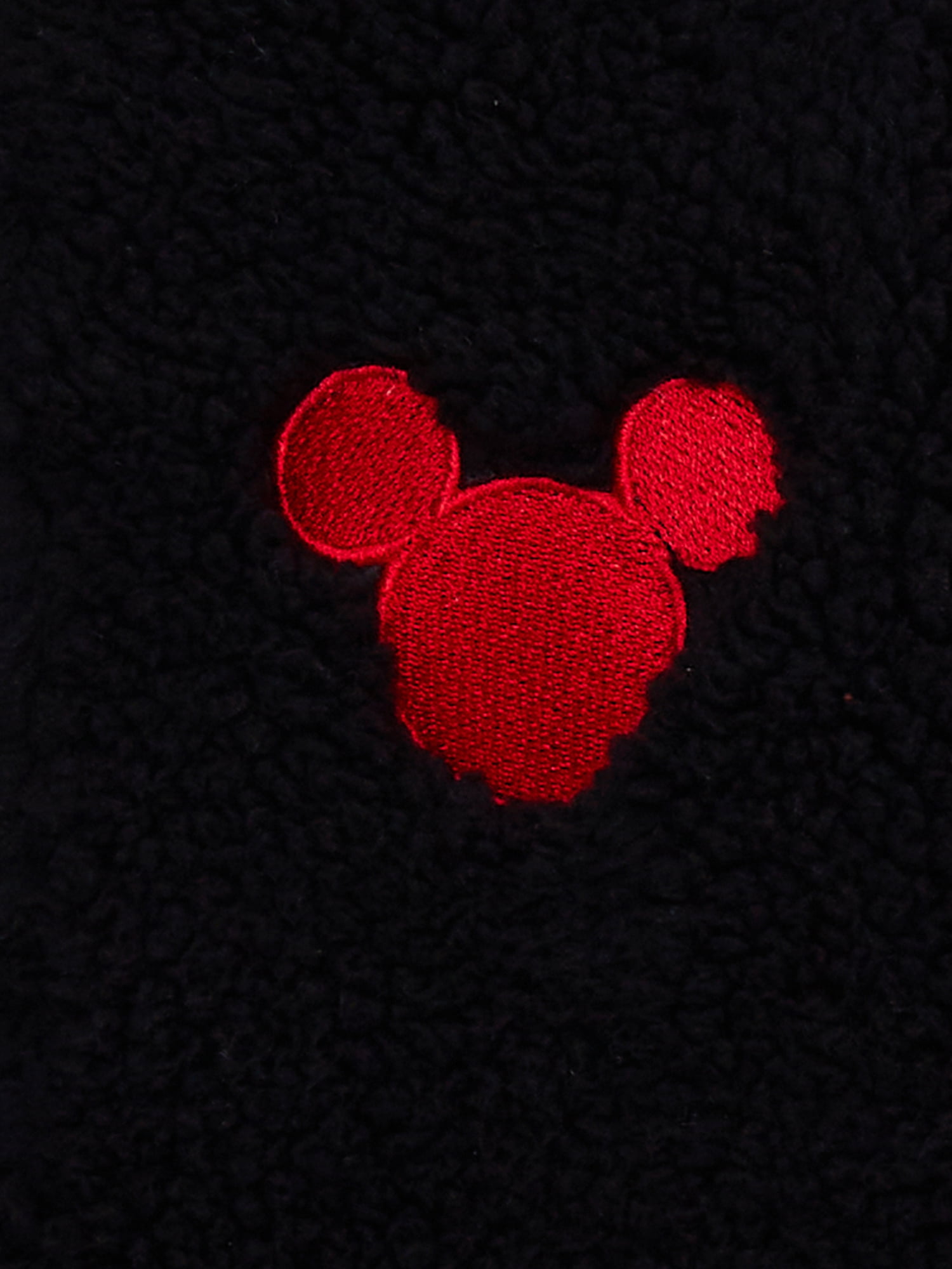Mickey Mouse Toddler Cosplay Faux Sherpa Hoodie, 12M-5T