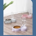 thumbnail image 3 of Crate Dog Bowl, Kennel Dog Food Water Bowl Set with Automatic Water Dispenser Stainless Steel Bowl, Hanging Pet Cage Feeder for Small Dogs Cat Puppies and Small Animals, 3 of 6