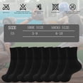 thumbnail image 7 of YOMYM Women Crew Socks, Soft Cotton Dress Socks Pack Athletic Socks for Women, Size 5-9, 10 Pairs, 7 of 7