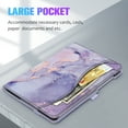 thumbnail image 2 of Fintie Case for Samsung Galaxy Tab S8 2022/Tab S7 2020 11 Inch (Model SM-X700/X706/T870/T875/T878), Multi-Angle Viewing Protective Cover with Pocket, Auto Sleep/Wake, Lilac Marble, 2 of 9