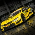 thumbnail image 2 of 1:24 BMW M4 DTM Alloy Racing Car Model Diecasts Simulation Metal Toy Vehicles Car Model Collection Kids Toys Gift F193 Yellow With box, 2 of 6