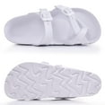 thumbnail image 4 of Litfun Slides for Women Thick Soles Slide Sandals with Arch Support Adjustable Buckle Platform Sandals, White, 8-8.5, 4 of 8